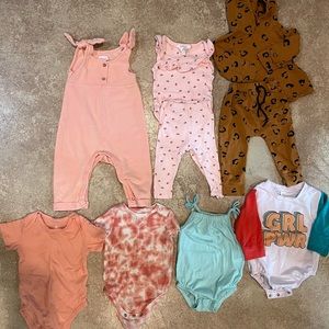 Baby Girls Size 6-9 Month Clothing Lot
